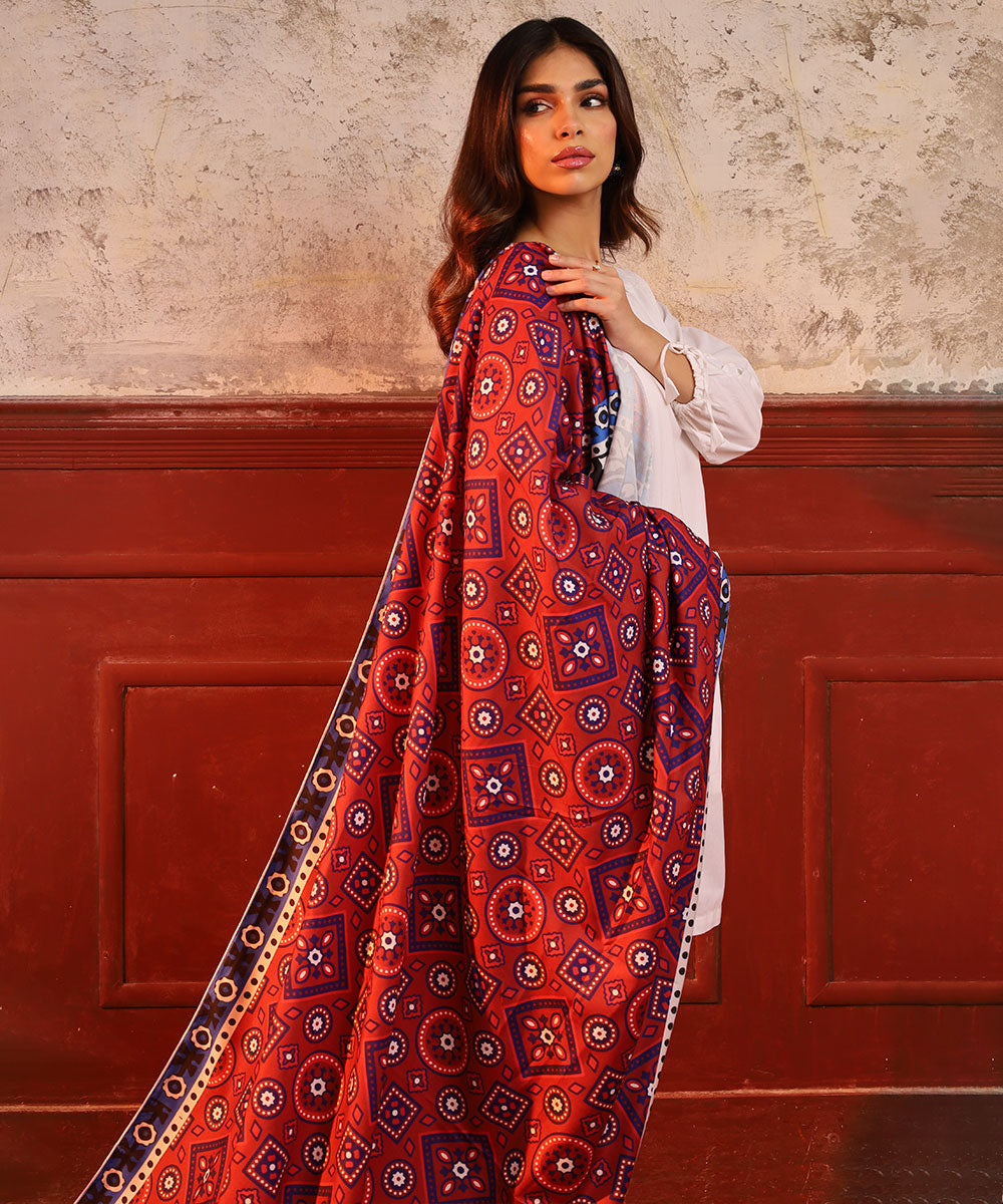 Ajrak Printed Truck Art Shawls