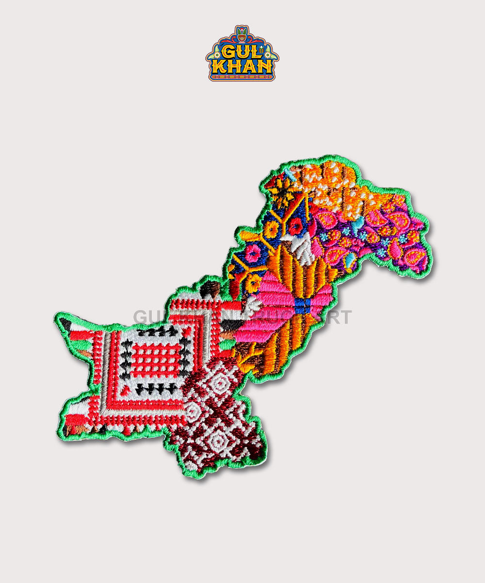 Map Premium Embroidered Patch