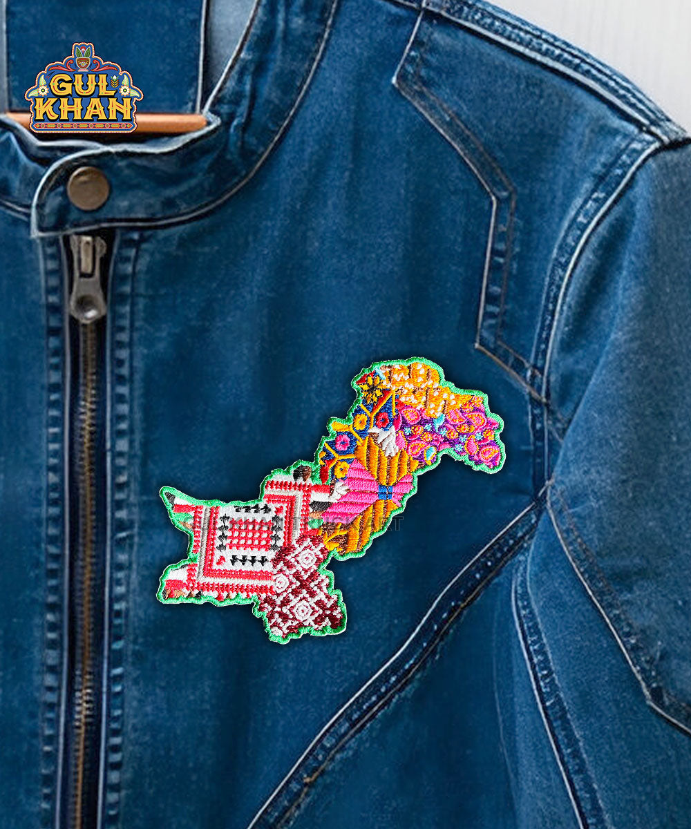 Map Premium Embroidered Patch