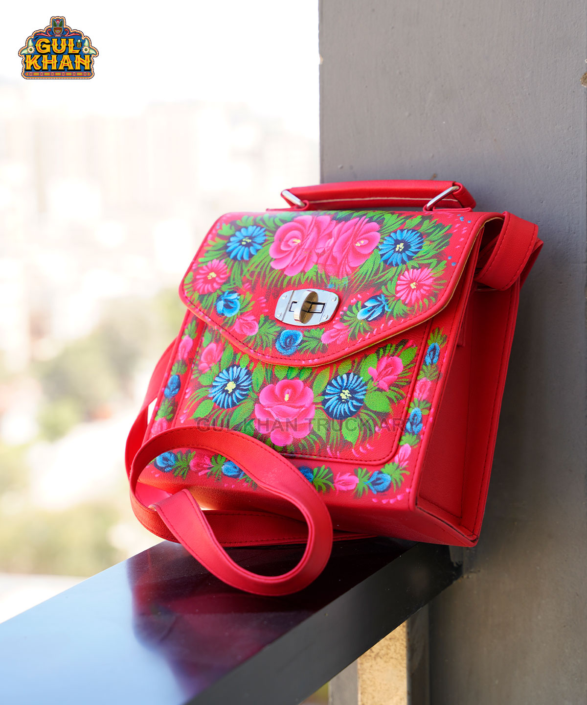 Handpainted Handbag 1012