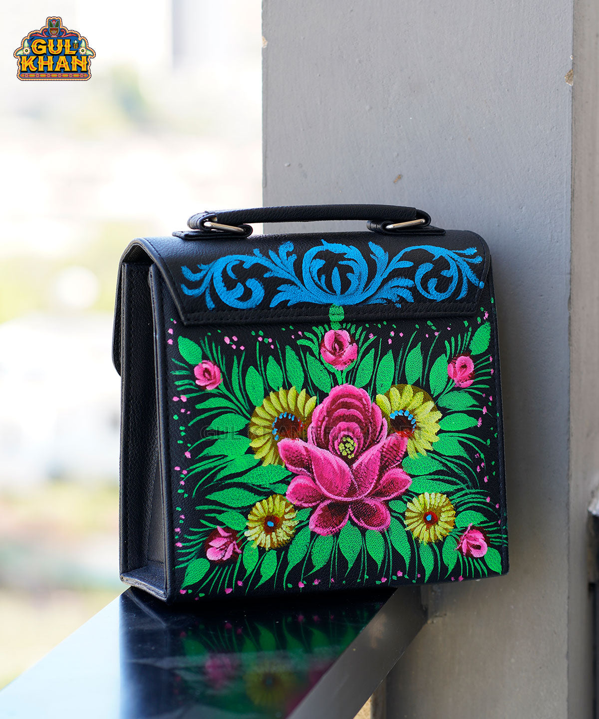 Handpainted Handbag 1014