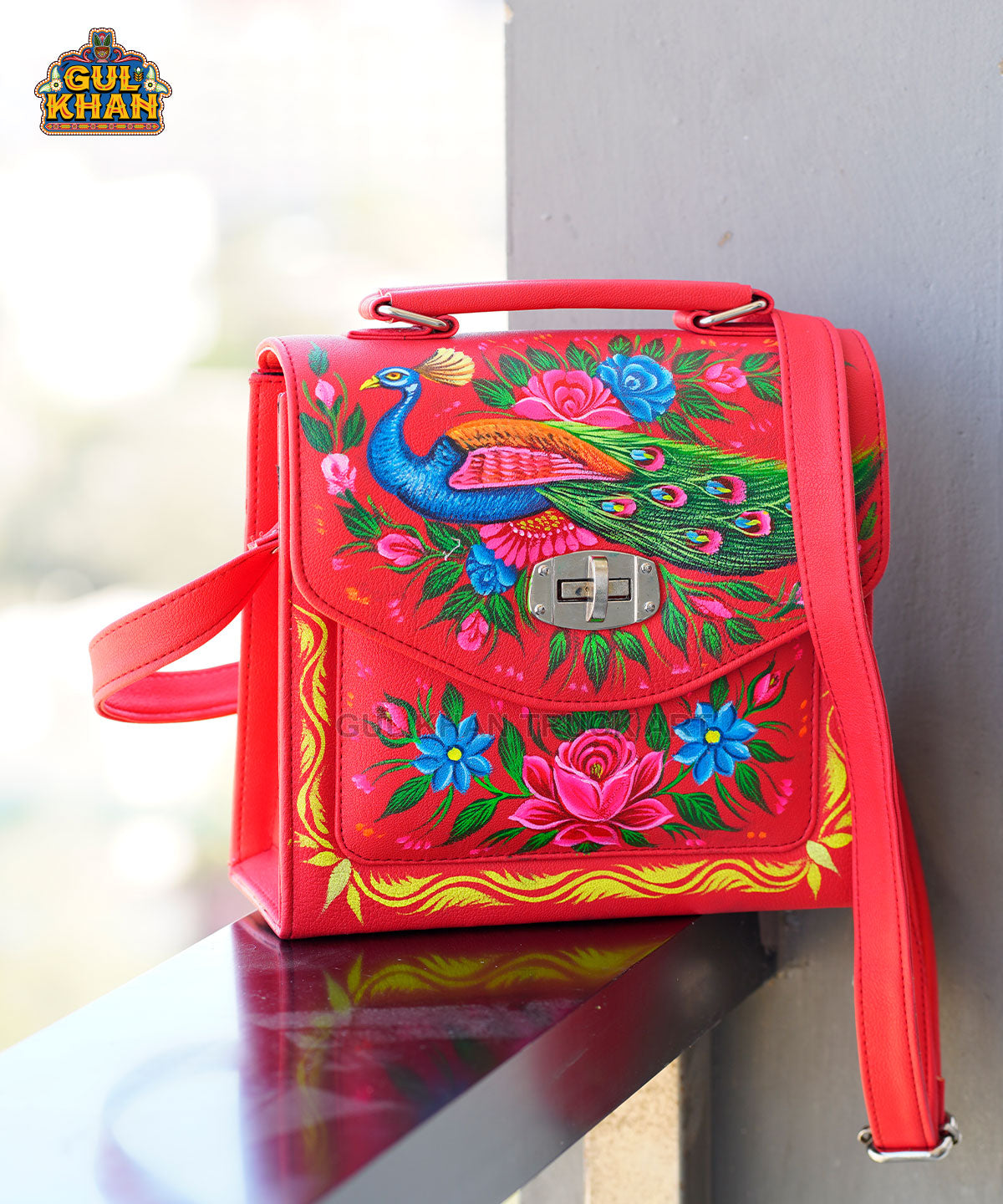 Handpainted Handbag 1015