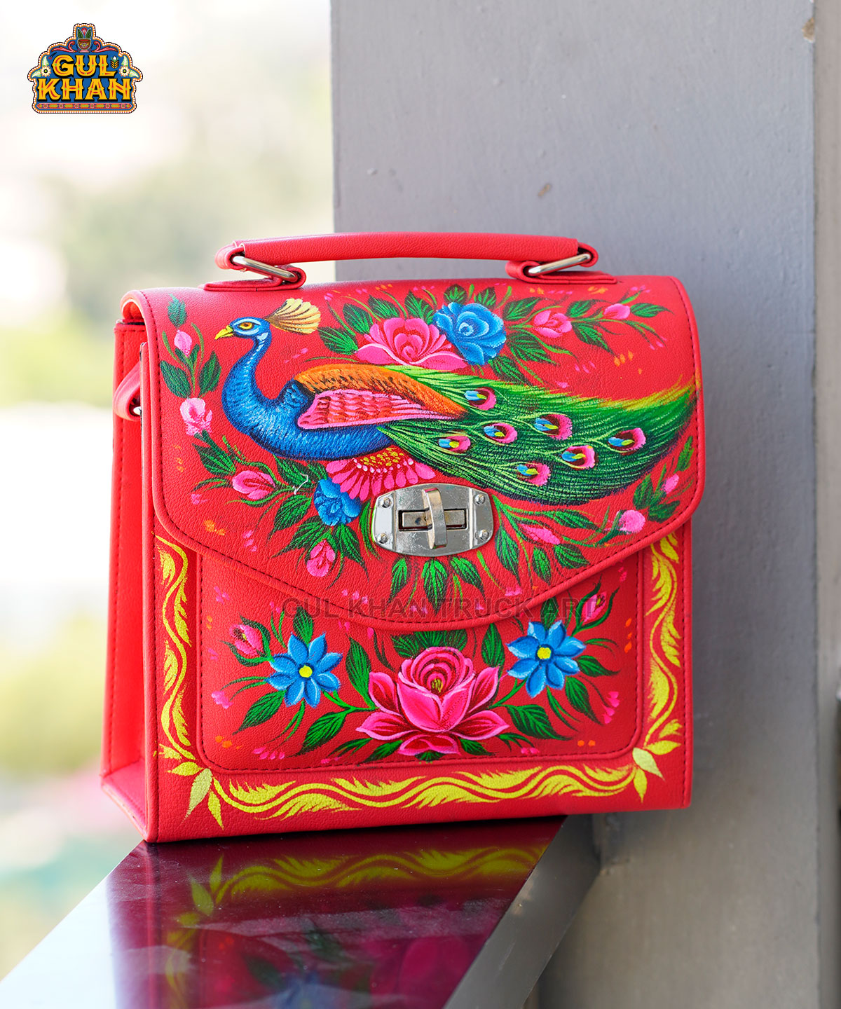 Handpainted Handbag 1015
