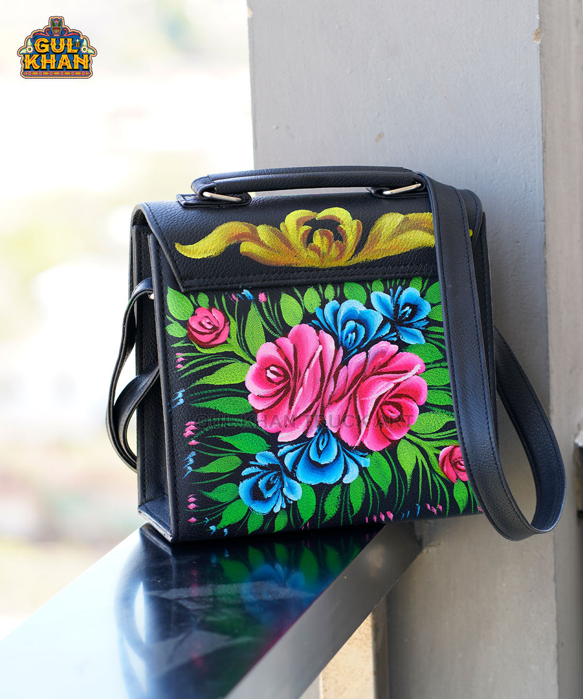 Handpainted Handbag 1016
