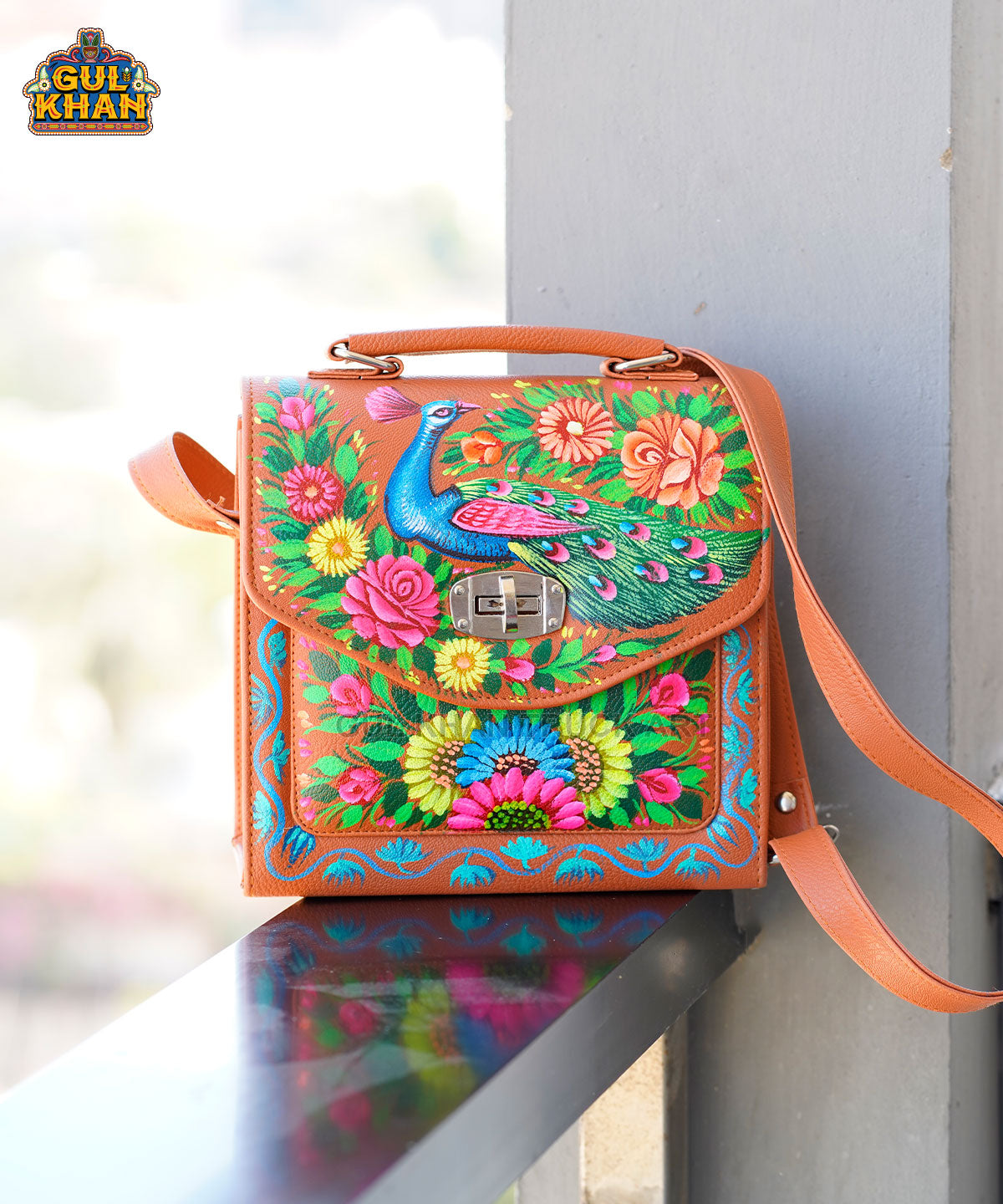 Handpainted Handbag 1017