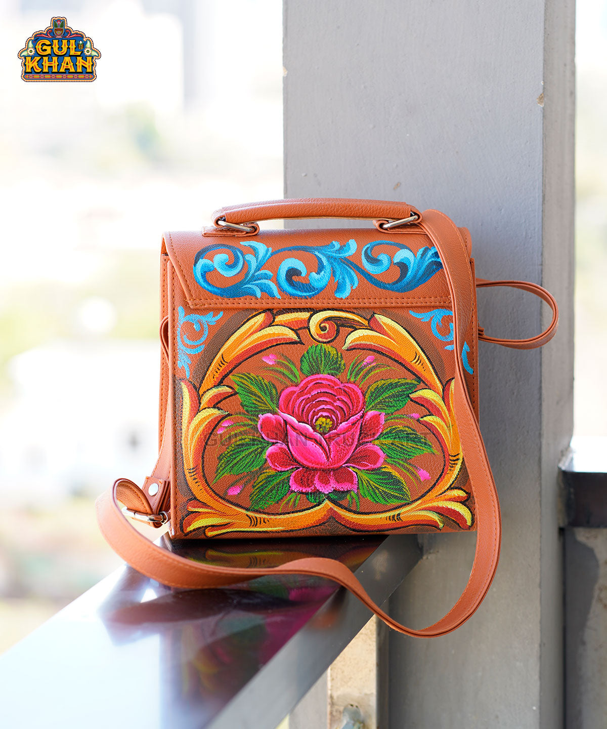Handpainted Handbag 1017