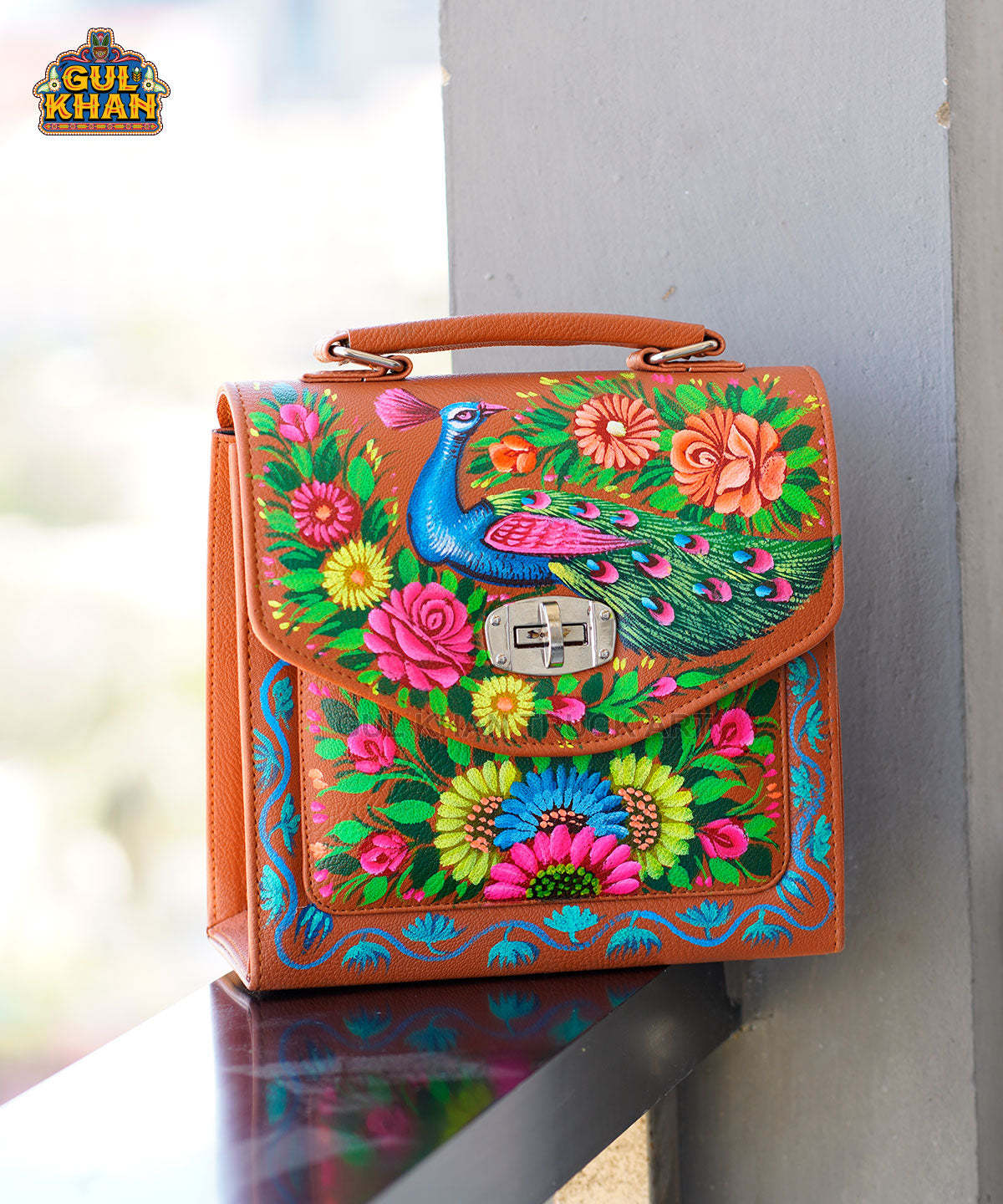 Handpainted Handbag 1017