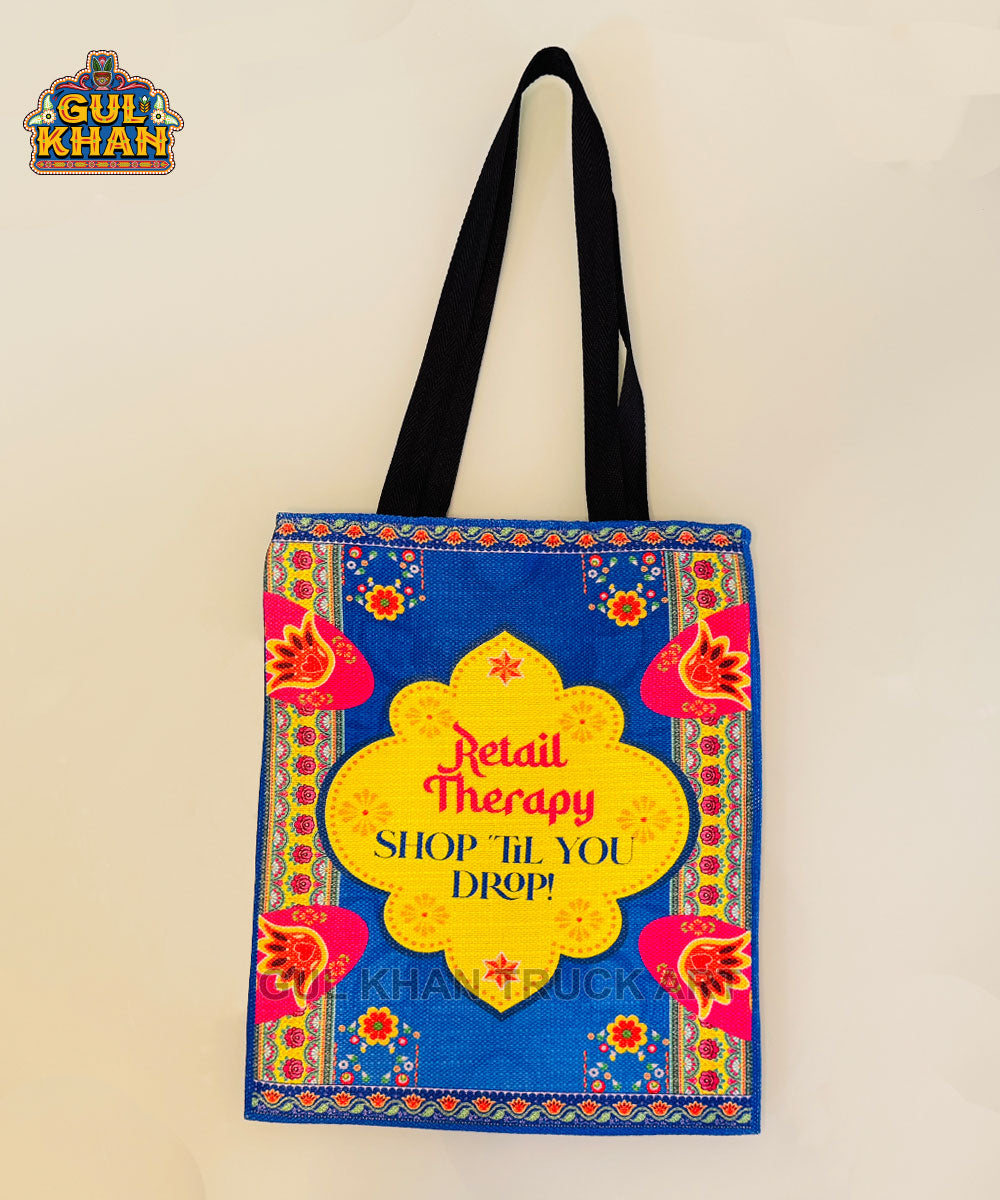 Shop Til You Drop’ Truck Art Tote Bag