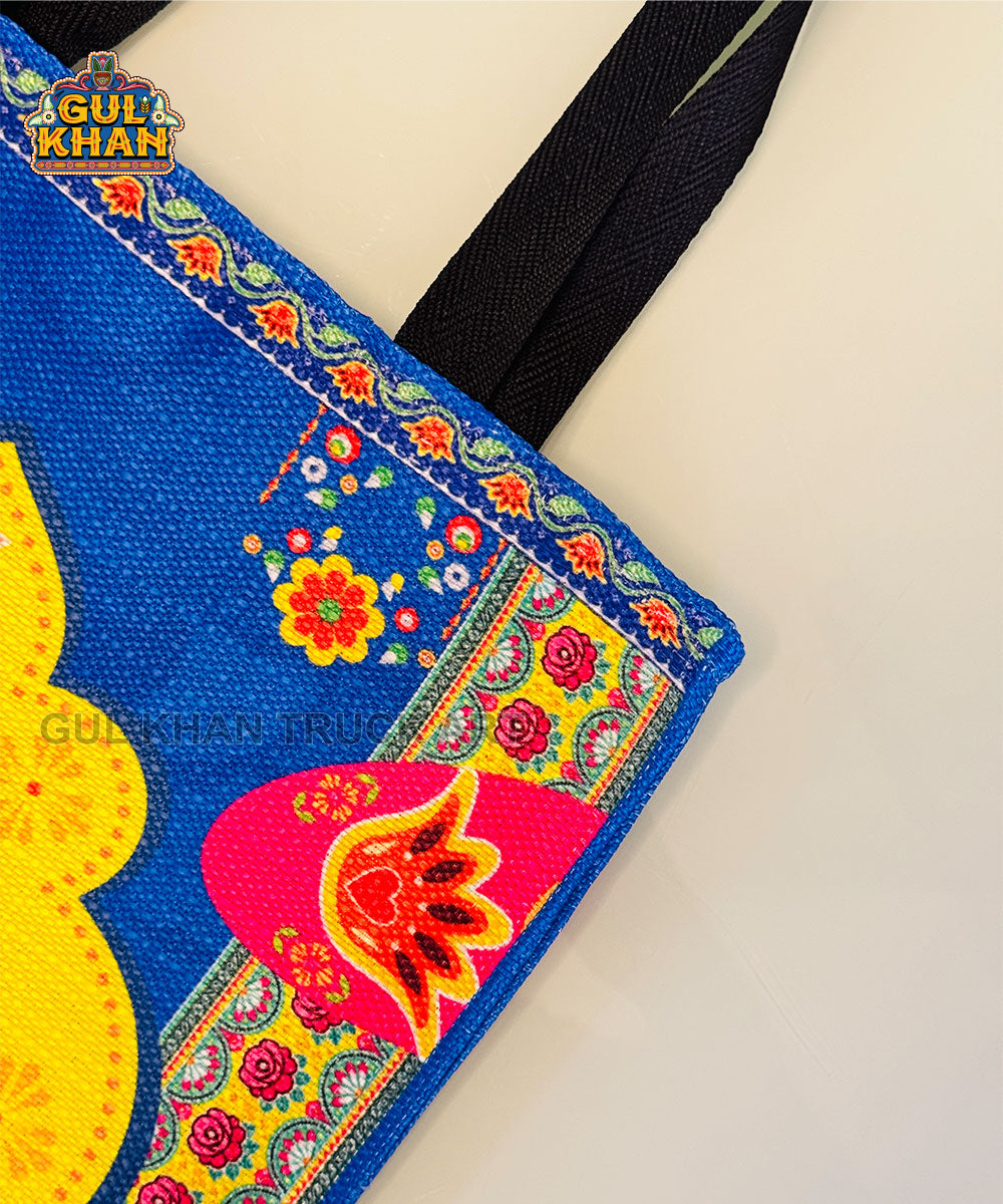 Shop Til You Drop’ Truck Art Tote Bag