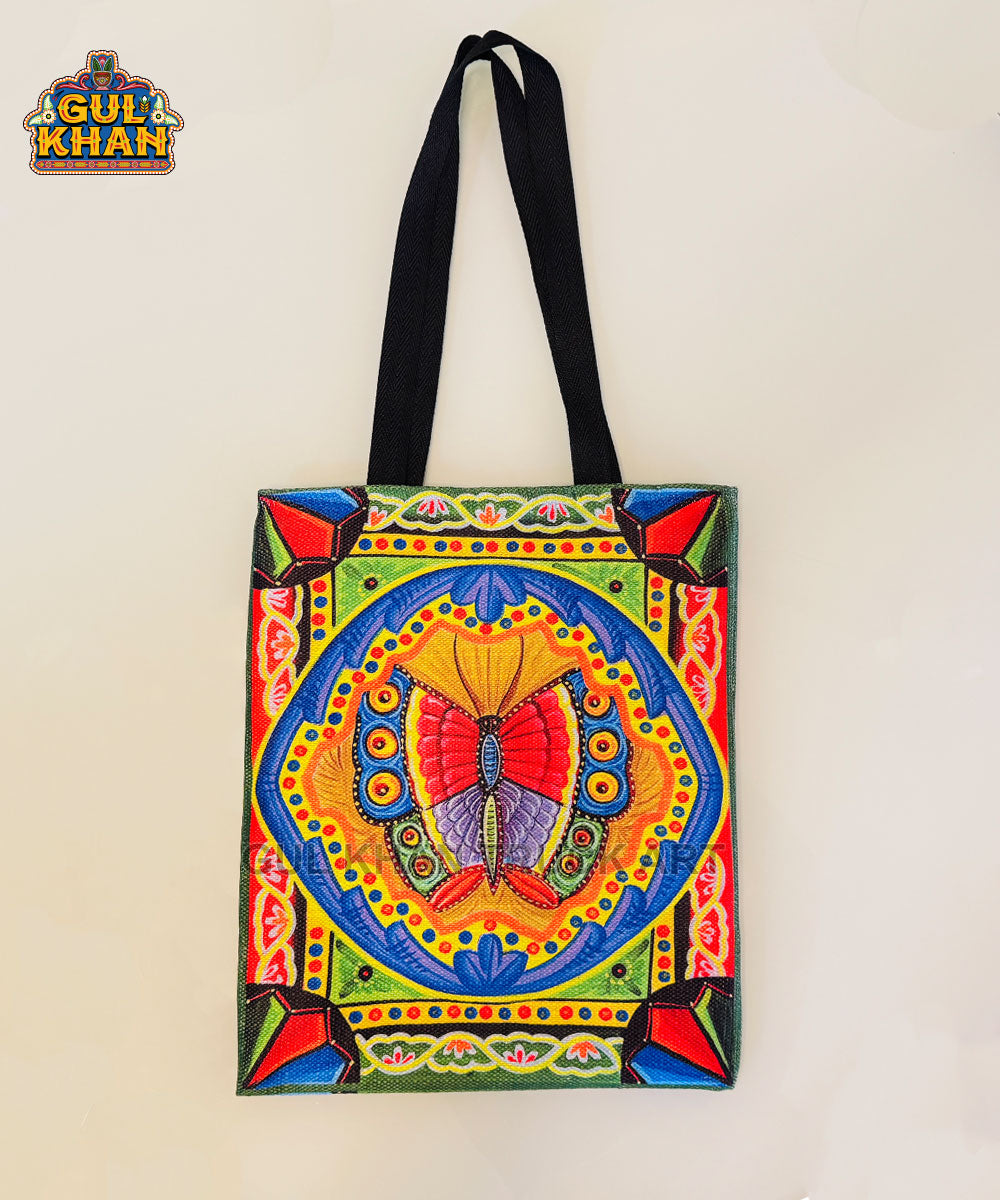 Butterfly Design Truck Art Tote Bag