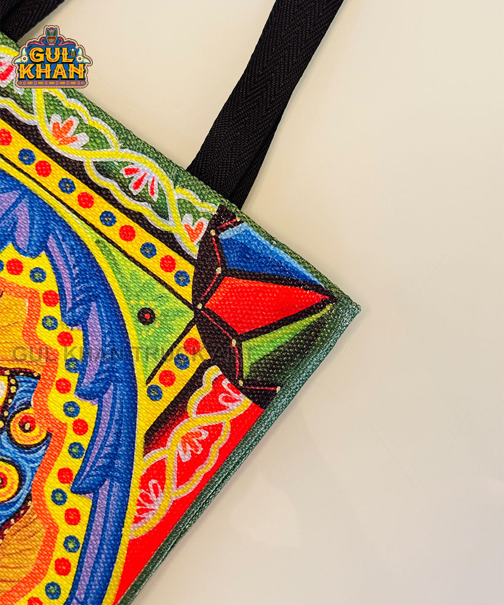 Butterfly Design Truck Art Tote Bag