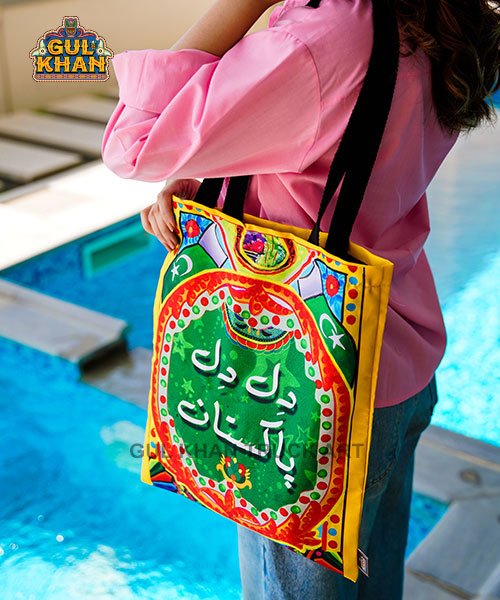 Dil Dil Pakistan Truck Art Tote Bag
