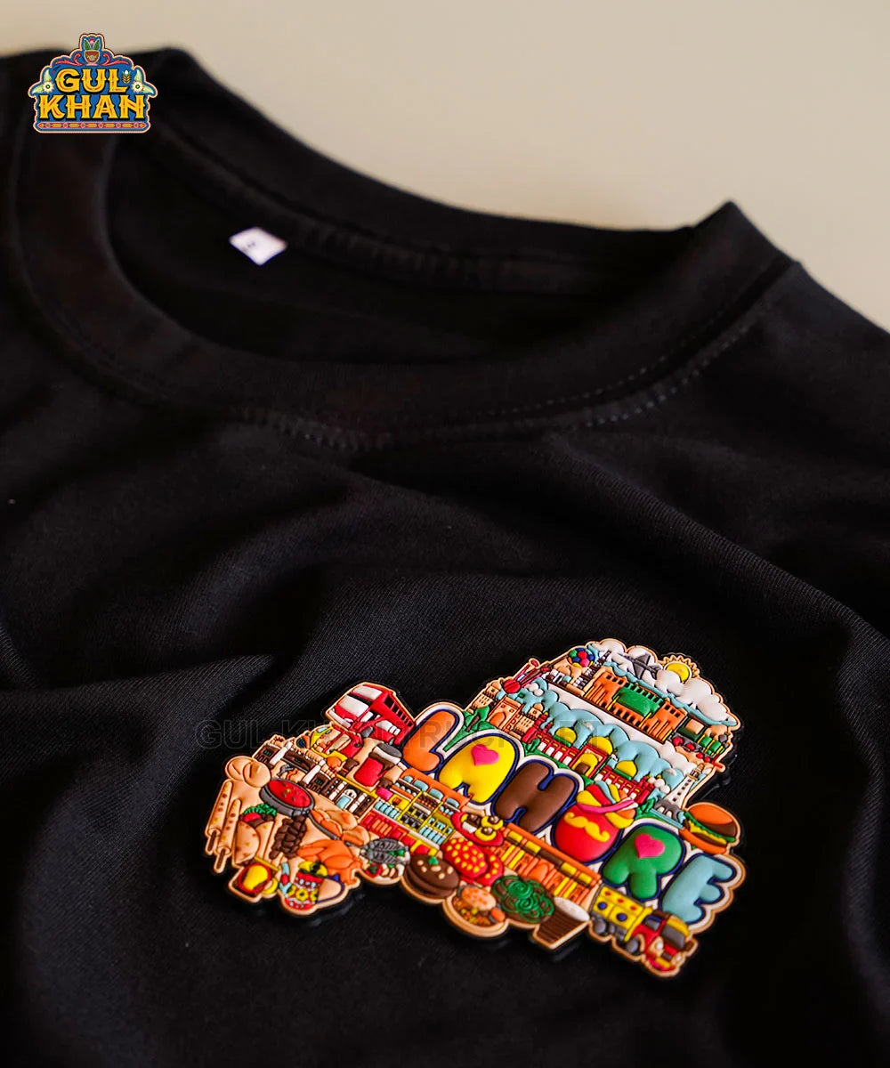 Lahore Premium Rubber PVC Patch T-Shirt