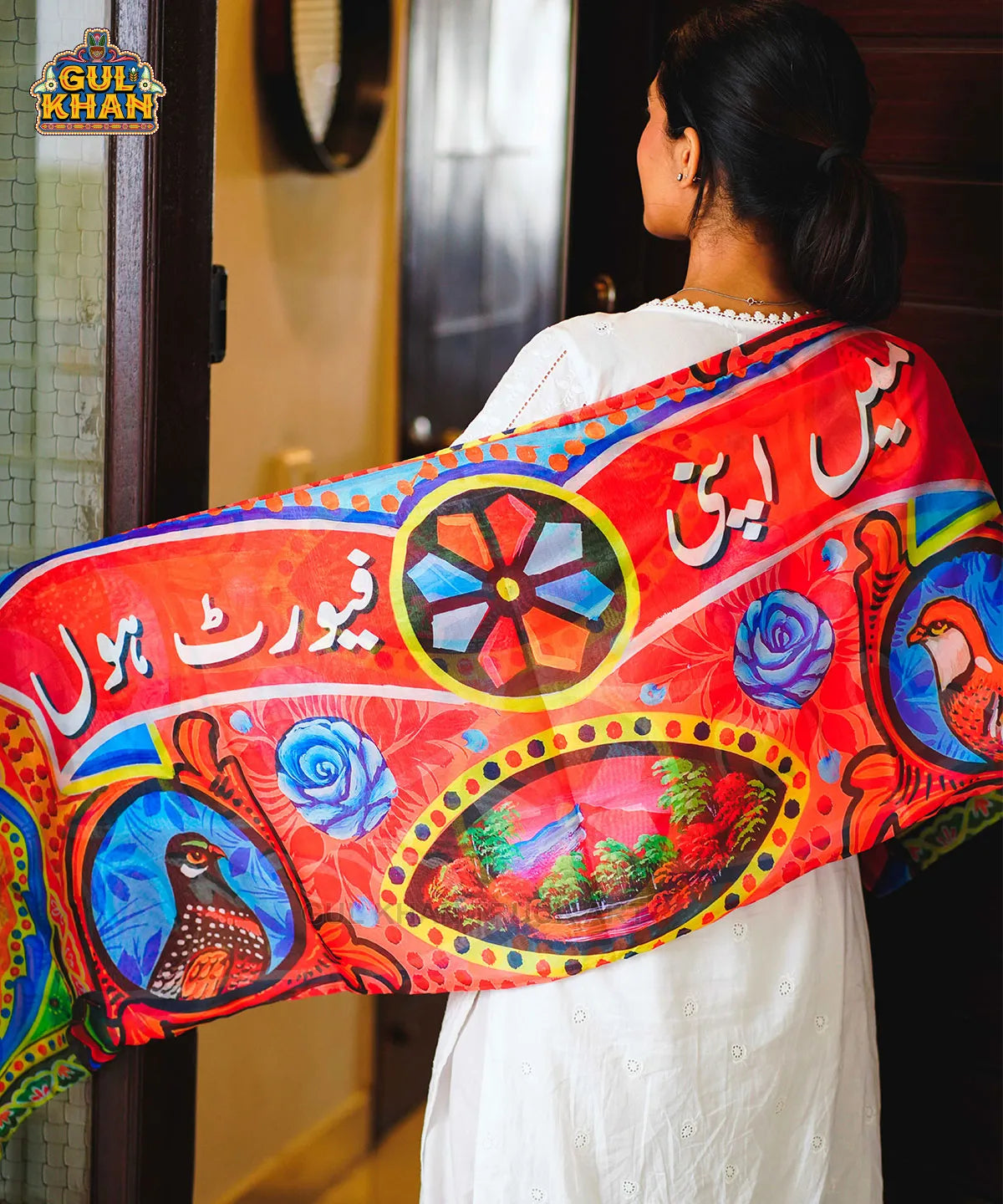 Mai Apni Favourite Hoon Printed Truck Art Stole