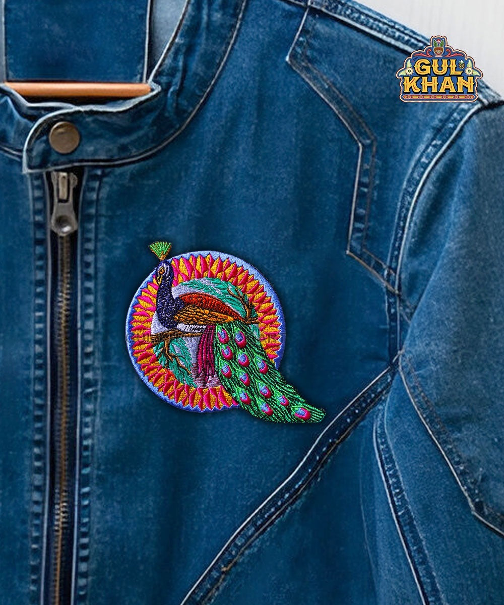 Peacock Premium Embroidered Patch