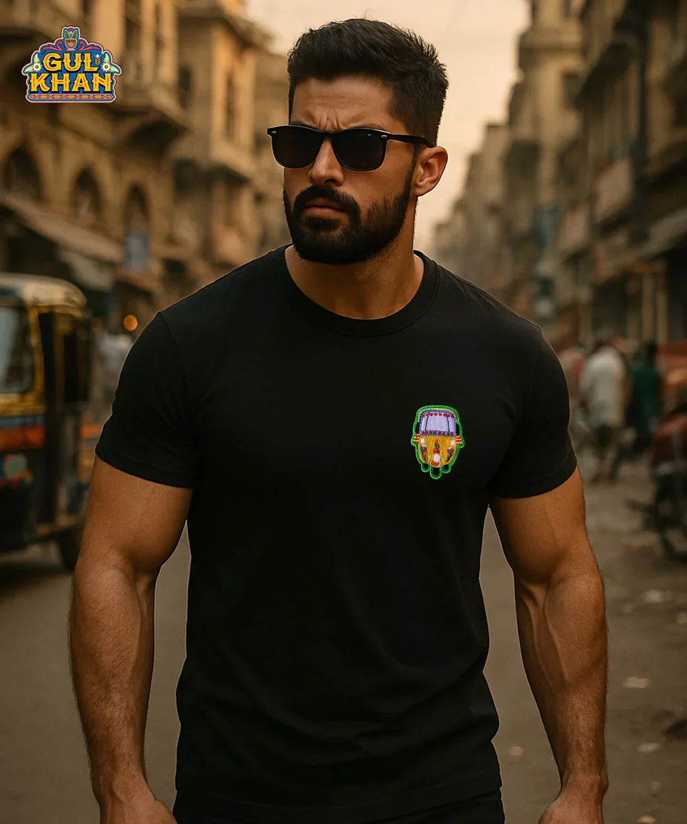 Rickshaw Premium Embroidered Patch T-Shirt
