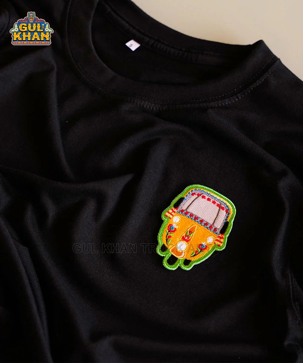 Rickshaw Premium Embroidered Patch T-Shirt