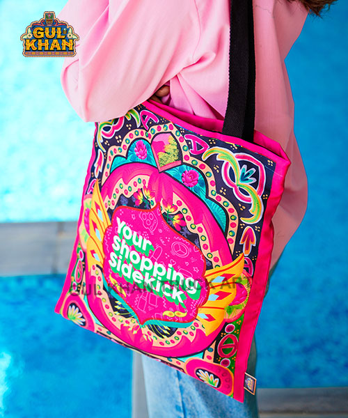 Shopping Sidekick Truck Art Tote Bag