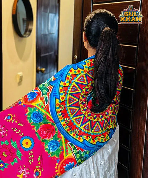 Truck Art Pink Stole